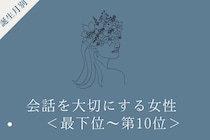 【誕生月別】「検索より先に人に聞く」会話を大切にする女性ランキング＜最下位～第１０位＞
