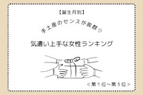【誕生月別】手土産のセンスが抜群♡気遣い上手な女性ランキング＜第１位〜第３位＞