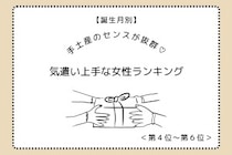 【誕生月別】手土産のセンスが抜群♡気遣い上手な女性ランキング＜第４位〜第６位＞