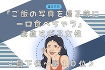【誕生月別】「ご飯の写真を撮る前に一口食べちゃう」素直すぎる女性ランキング＜最下位～第１０位＞
