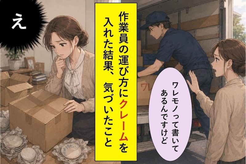 「ワレモノ」の箱を滑らせた作業員、空き箱の底で知った理由