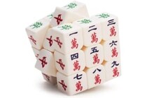 「遊んでたら頭が良くなるか、沼にハマるか…」　麻雀柄の立体キューブ