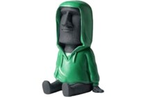 フーディー×モアイ＝最強！　無言の癒やし系スマホスタンド