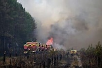熱波の欧州で山火事が拡大　焼失面積は平年の約2倍、大気汚染も深刻化