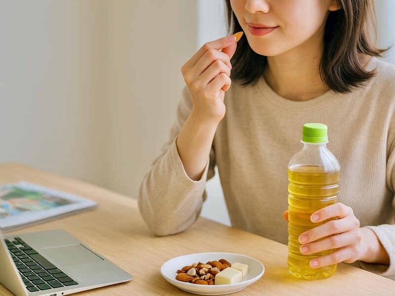 間食を“ナッツ+チーズ”に変えるだけ!4ヶ月で−5kgを叶えた【簡単ダイエット】