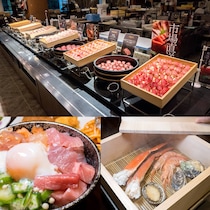 カニ、エビ、マグロ、金目鯛も。【大江戸温泉物語Premium 白浜彩朝楽】で豪華すぎるバイキングを満喫