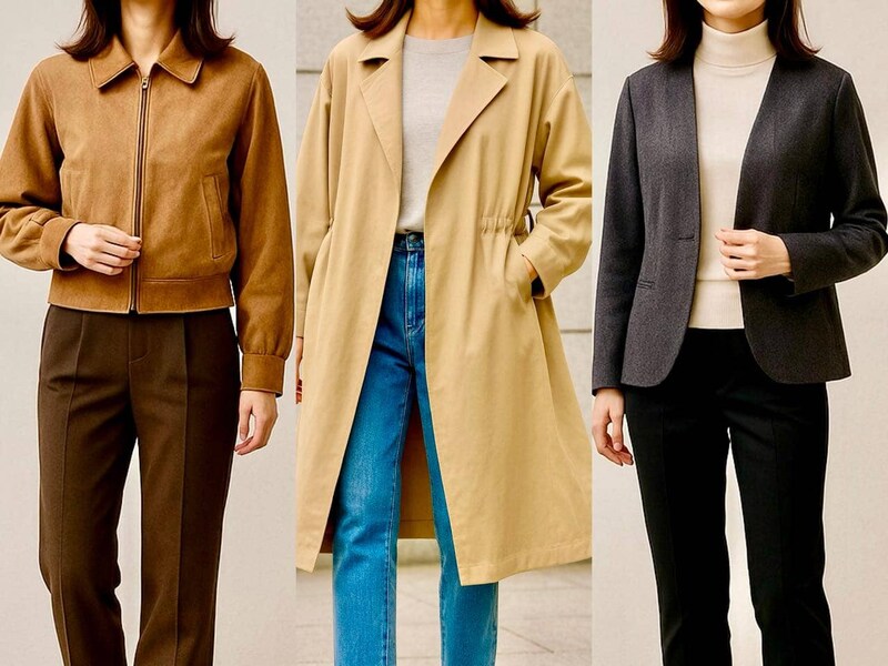 まだ冬コートは早いけど寒い！“秋アウター難民”を救う「若返り＆細見え」正解コーデ３選