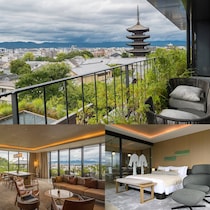 客室から絶景。八坂の塔を独占できる特別感。【ザ･ホテル青龍 京都清水】のテラス付スイートルーム