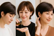 朝５分のひと手間で若々しく！大人ショートヘアが一気にアカ抜け「簡単スタイリングテク」