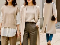 ぽっちゃり体型でも“細見え”！印象スッキリ＆若見えする大人の「重ね着コーデテク」