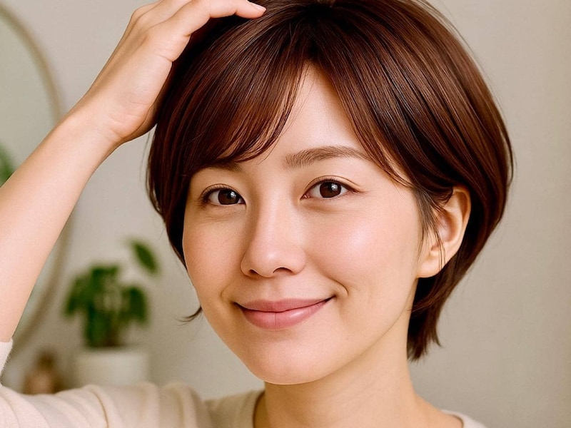 難しそうに見えて、実は一番ラクちん。“乾かすだけ”でキマる【大人ショートヘア】の選び方