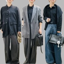 《GU》着るだけで“今どき上品”。大人の冬コーデを格上げする【襟付きニット】の最旬バランス