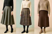 おしゃれのつもりが“おば見え”に？今すぐやめたい『時代遅れの冬スカートコーデ』３選