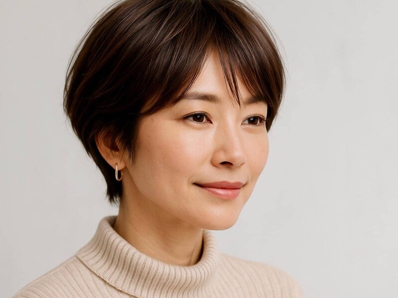 正面は素敵でも横から見ると老け見え…？大人のショートヘア“もっさり感を解消”するコツ