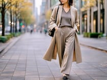 昔のままだと“おば見え”。この冬の「セットアップ」は【抜け感×ゆるシルエット】が正解です