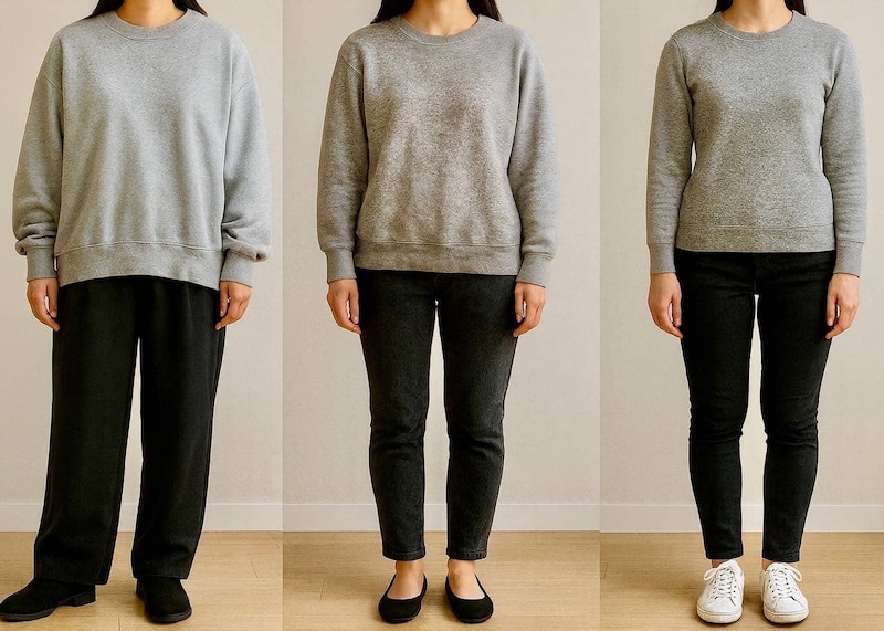 おしゃれのつもりが“おば見え”に？今すぐやめたい『時代遅れの冬のスウェットコーデ』３選