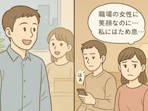 職場の女性には笑顔なのに、私にはため息…。その“差”がつらかった