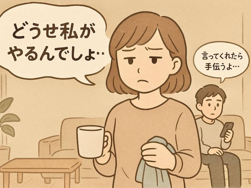 「どうせ私がやるんでしょ…」頼りっぱなしの夫に心が折れそうになった夜