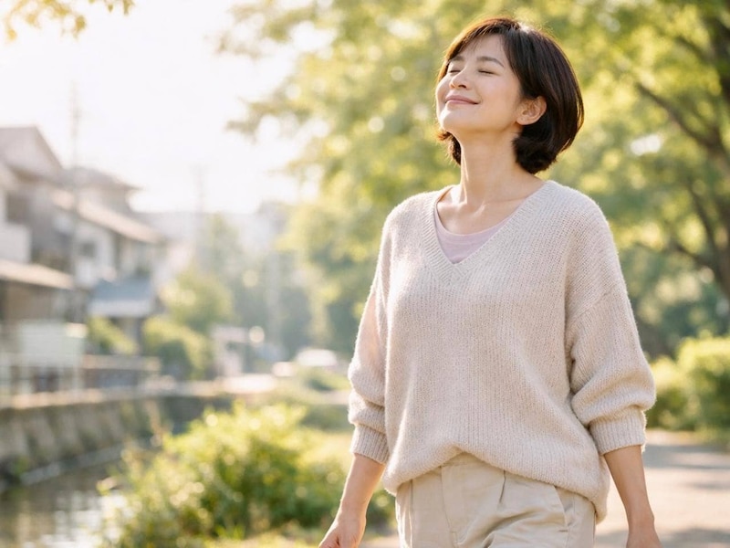 【２ヶ月で−２kg】毎朝10分の“ゆる散歩”で気分が整う！無理なく続く「簡単ダイエット」