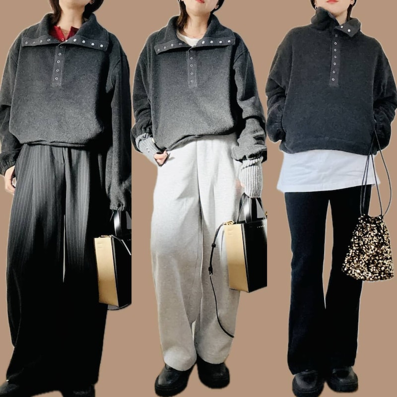 ニットより気軽でずっと暖かい。年末年始のワンマイルに最強な「大人のフリーストップス」活用術