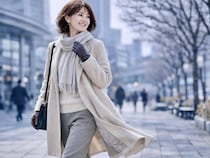 昔のままだと“おば見え”。この冬の「コート」は【軽さ重視】が正解です