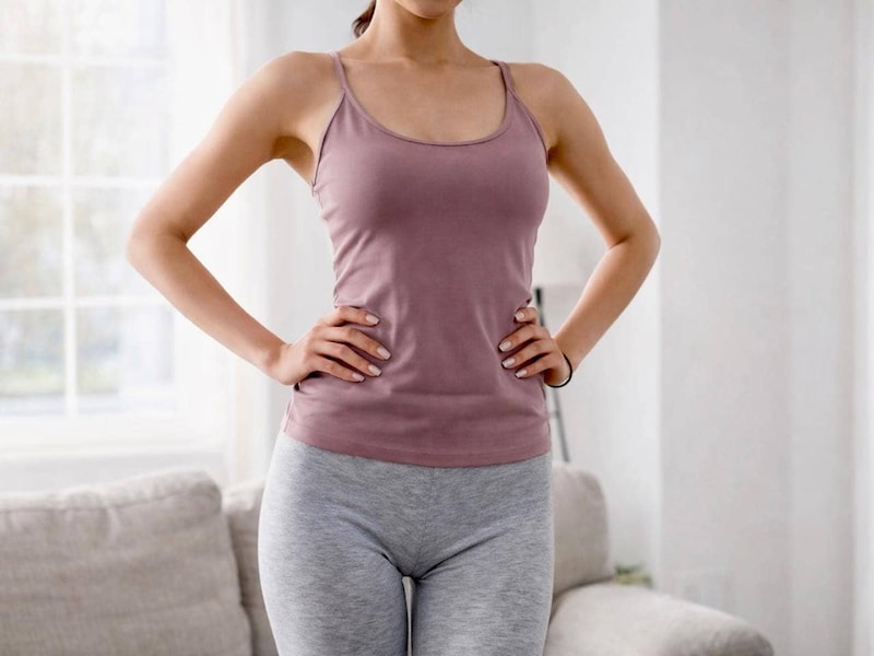 姿勢リセットで印象を刷新。背中・肩から整えて【美胸ラインを取り戻す】簡単ストレッチ