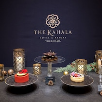 クリスマスケーキこそラグジュアリーに！【ザ・カハラ・ホテル＆リゾート 横浜】の味のアート作品3種類