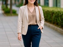 “錯覚”を利用して着痩せ＆着ぶくれ回避。プロ直伝「華奢見えコーデ」のポイント３つ