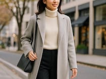 40代からの「モノトーン」は“明るめ配色”が鍵。重たく見せない上品アカ抜けコーデテク