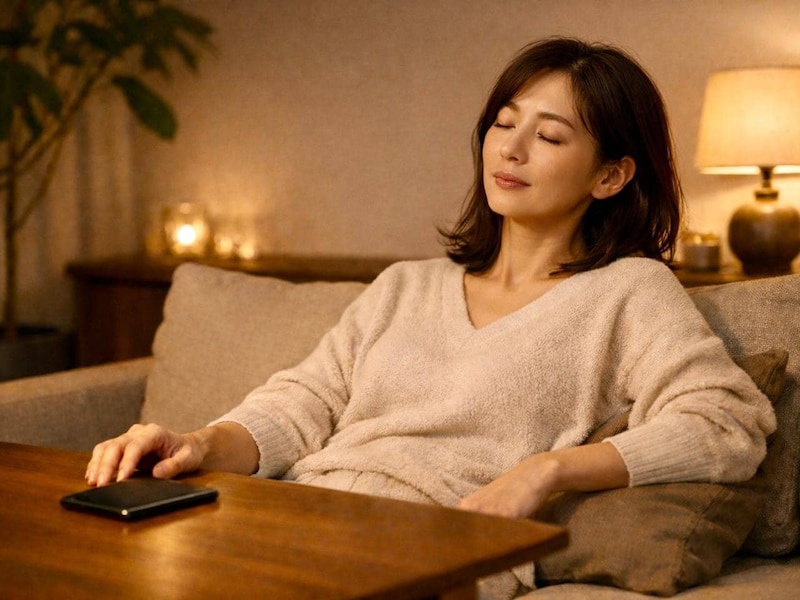 【２ヶ月で−２kg】寝る30分前に“スマホを置くだけ”。気持ちの乱れまで整う「簡単ダイエット習慣」
