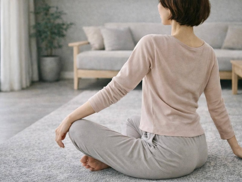 背中・二の腕・お腹が一気に変わる。1日10回【上半身の引き締めに効く】簡単エクササイズ