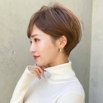 輪郭補正効果も。何もしてない風なのにおしゃれ感が高まる【最旬ショートボブ】