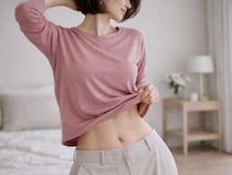 重だるウエストは“ねじり”で整える。１日３セット【腰まわりをリセットする】簡単ストレッチ