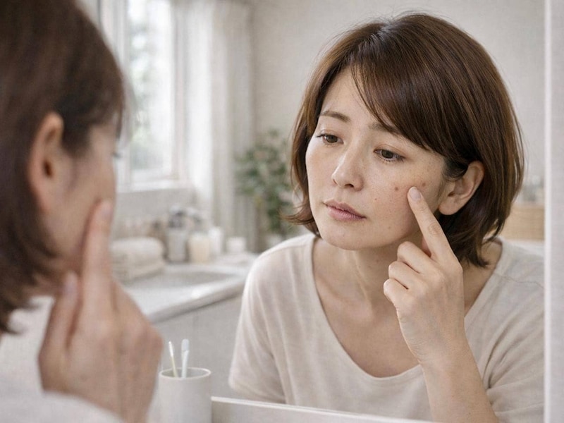 シミの位置で“印象は変わる”って本当？40代の急な老け見え、その根本原因とは