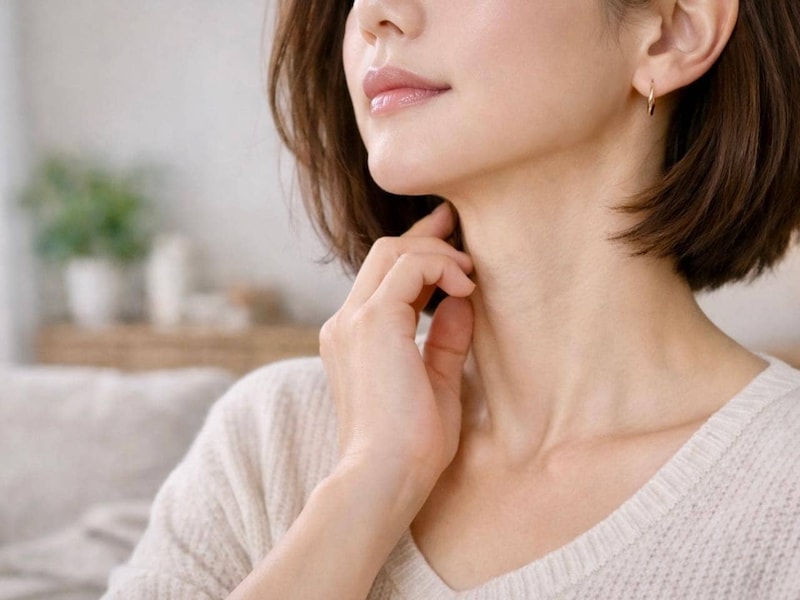 顔のむくみ・つらい首の原因は“姿勢”かも。１日３セット【首まわりをリセットする】簡単ストレッチ