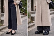 「ロングコートが似合わない…」の原因は足元にあり。40代・50代が見直すべき“丈バランス”の正解