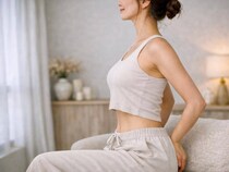 腰まわりの重見え対策に。１日１セット【姿勢筋をリセットする】簡単ストレッチ