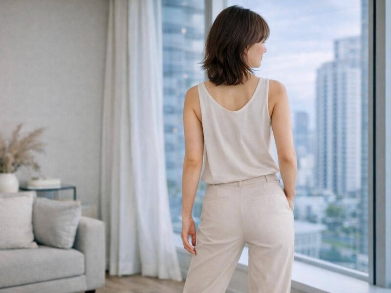 体重より“見た目”が変わる。１日１セット【細見えする下半身＆腕肩まわりに導く】簡単ポーズ