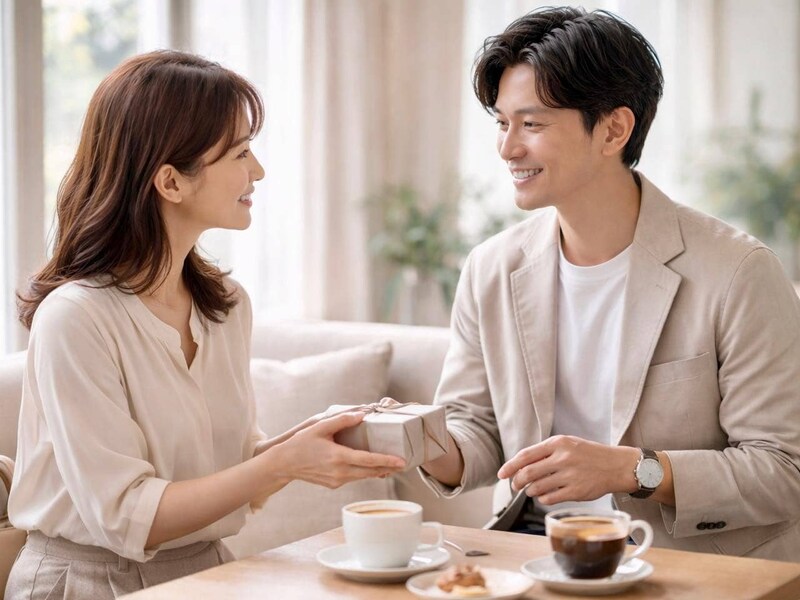 常に「ありがとう」を忘れない。感謝の気持ちを示すのは男性の本命行動