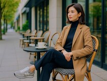 昔のままだと“おば見え”。大人の「スニーカー」は【細身×ニュアンスカラー】が正解です