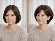トップが潰れて見える。40代・50代のボブ＆ショートヘアがおば見えするのは“分け目”が元凶