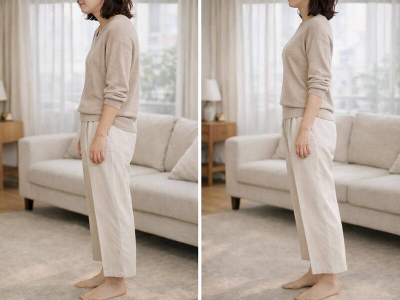 背中が丸くなると太って見える?40代以降の「姿勢」と「見た目&代謝」の関係