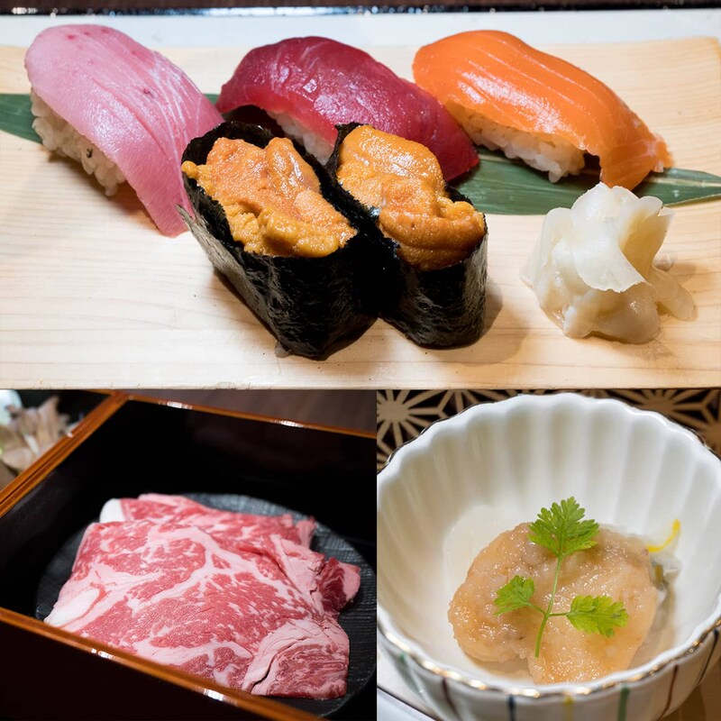 上ネタのお寿司を好きなだけ食べられる。【ラビスタ函館ベイANNEX】のホテルディナーは北海道ならではの寿司会席が絶品