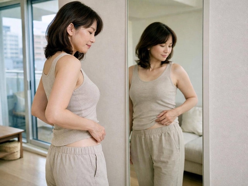 同じ体重なのに太って見える…。40代・50代で起きる「脂肪のつき方」の変化