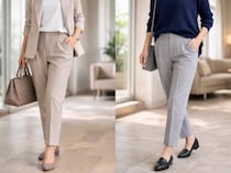 テーパードパンツは“丈と足元”で差がつく。40代・50代がやめるべき「NGバランス」