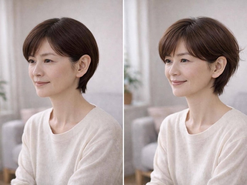 毎日同じスタイリングが逆効果。40代・50代のショートヘアが古見え“耳かけ固定”問題