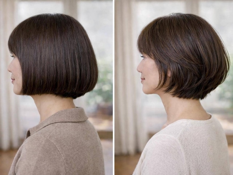 一直線に毛先を揃えると古く見える？40代・50代のボブが野暮ったくなる“重すぎライン”問題