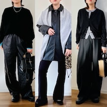 黒でまとめてるだけじゃアカ抜けない？40代“地味見え”を回避する「黒コーデ」更新ルール