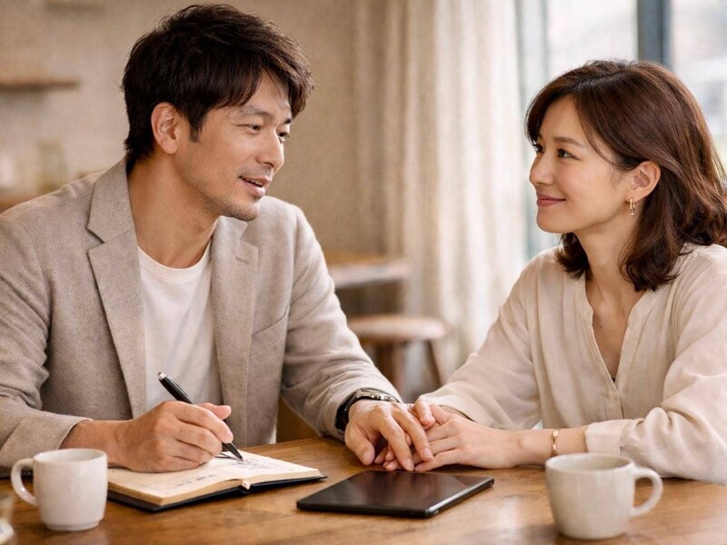 「この先どう働きたいか」仕事の展望について語るのは男性の本命行動