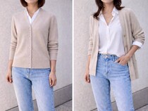 春前の白シャツが“こなれない”原因はボタンの位置。40代・50代が見直すべきは「首元バランス」